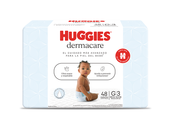 Pañal Huggies Dermacare Talla G 48 unid